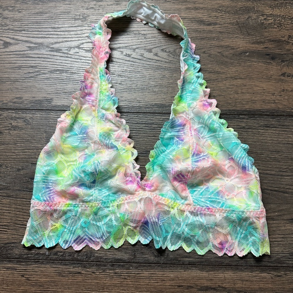 Victoria's Secret PINK Multicolor Lace Bralette